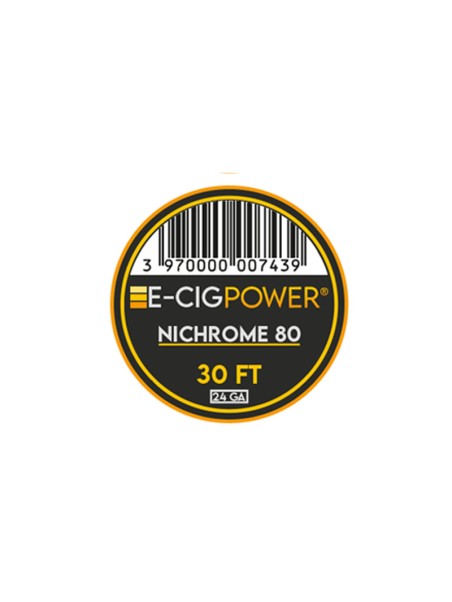 E-Cig Power ? Coil Nichrome 80 -30FT-24GA