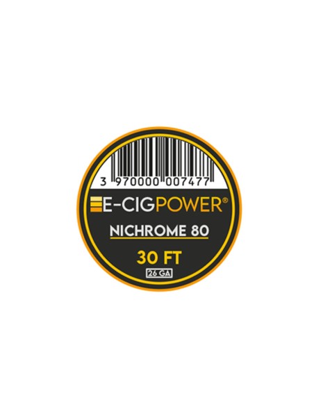 E-Cig Power ? Coil Nichrome 80 -30FT-26GA