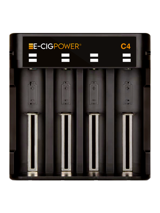 E-Cig Power - C4 USB-C LED Li-On Battery Charger